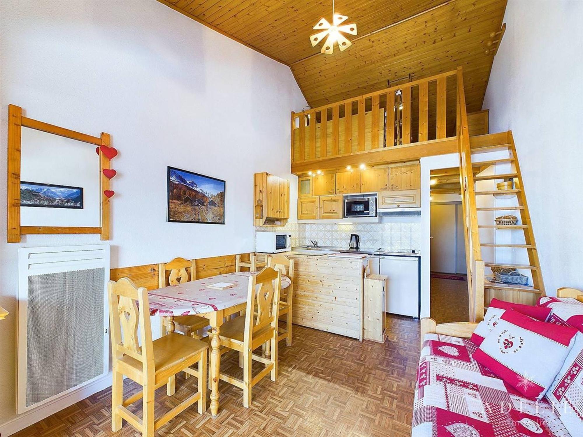 Studio Cabine Et Mezzanine Pour 4 Pers A Montvalezan-La Rosiere - Fr-1-398-550 Exterior foto